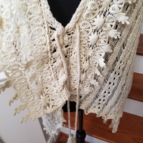 Altar'd State Crochet Vest Kimono - Picture 5 of 7